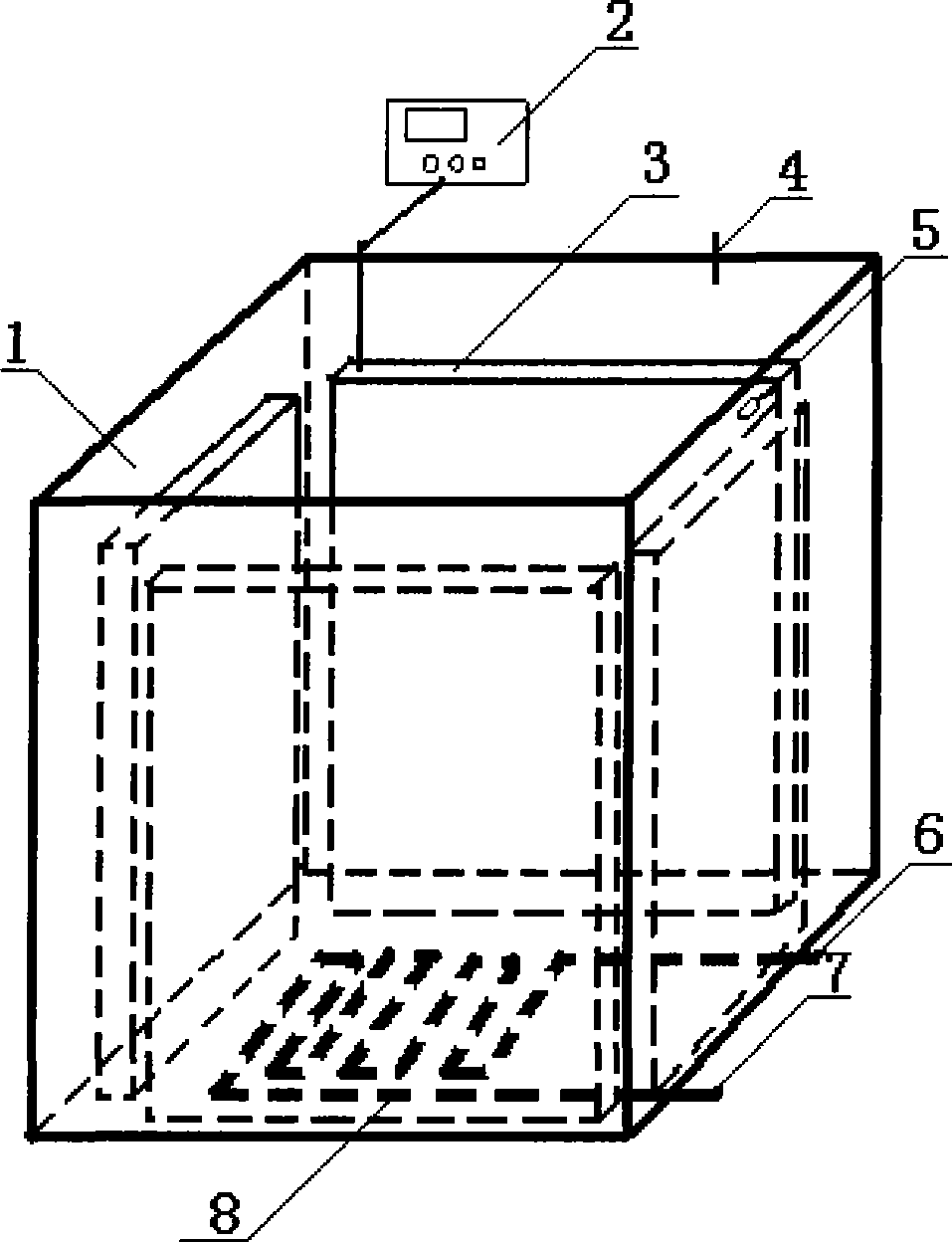 Cathode copper ultrasonic cleaning groove