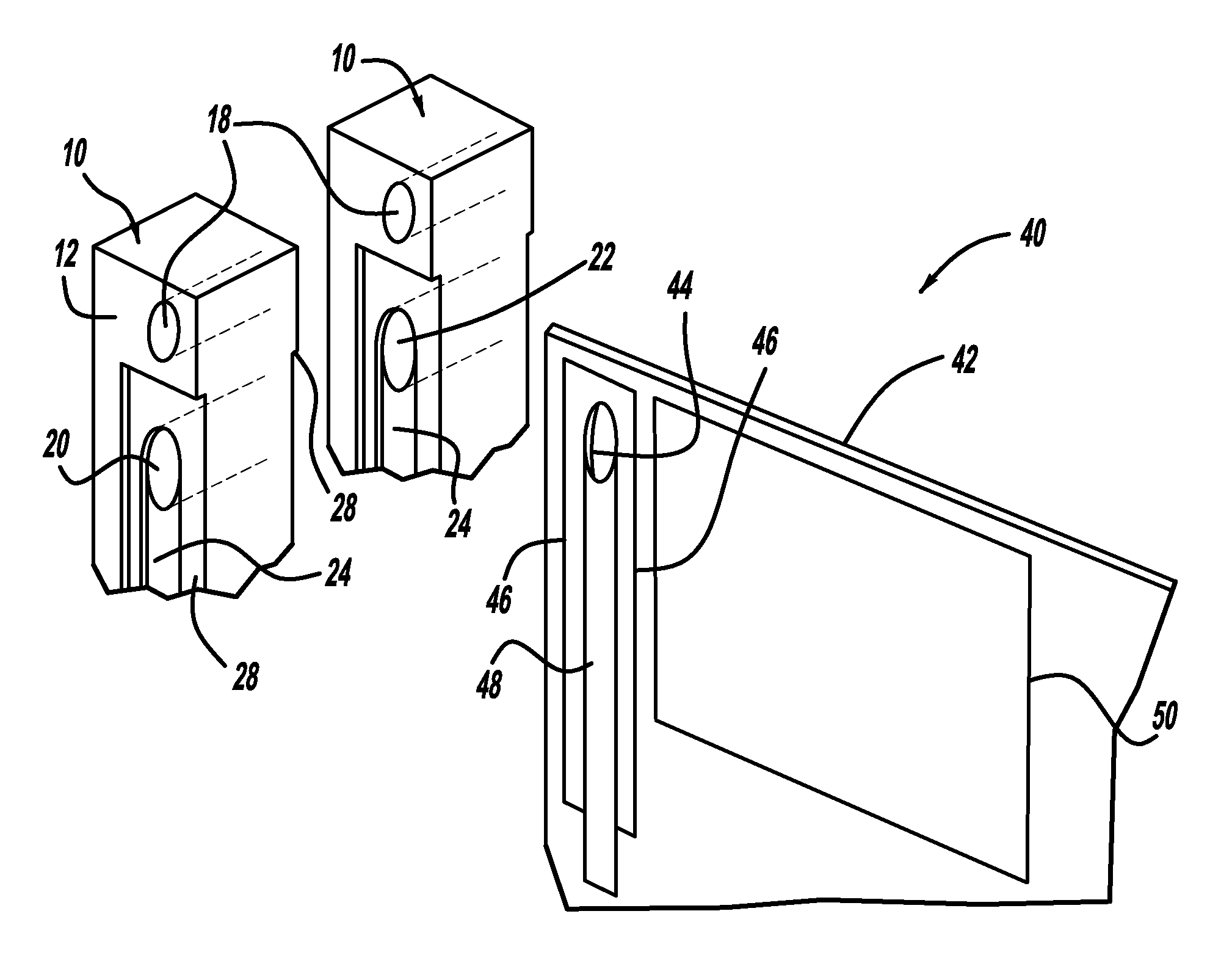 Modular plate carrier concept for mounting and embedded cooling of pouch cell battery assemblies