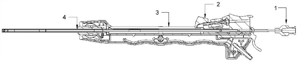 Visual three-level paranasal sinus balloon dilatation flushing catheter system