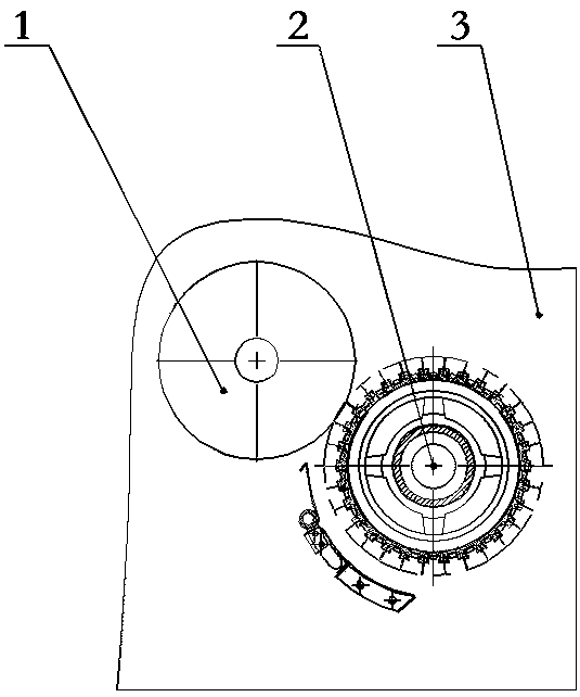 Impurity removal assembly and cotton gin