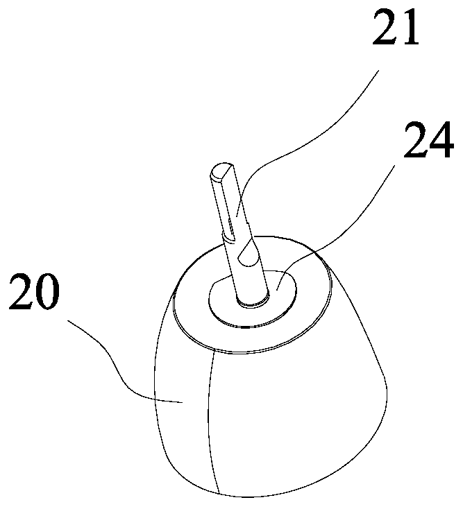 Handle assembly and electric toothbrush