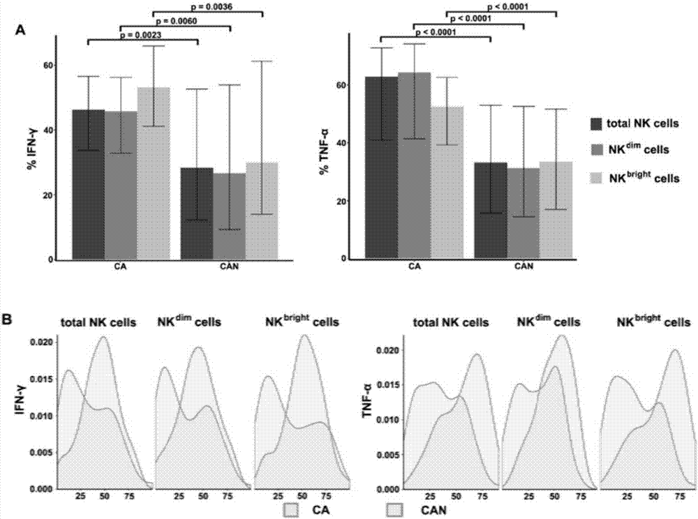 Constructing method of practical model for evaluating hepatitis B hepatopathy NK cell functions