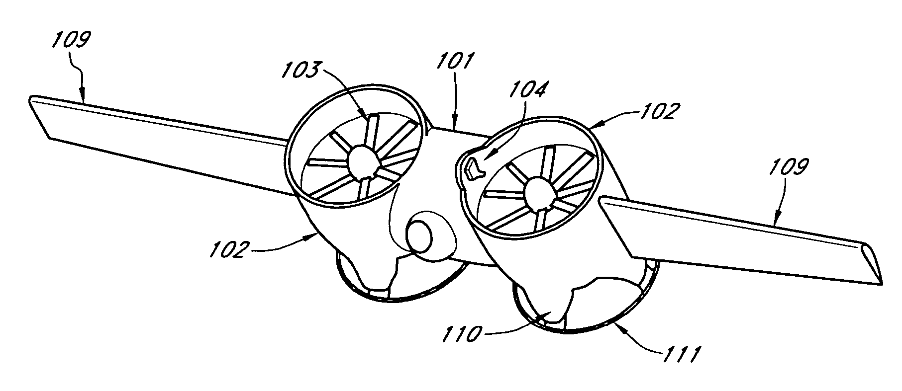 Gyro-stabilized air vehicle