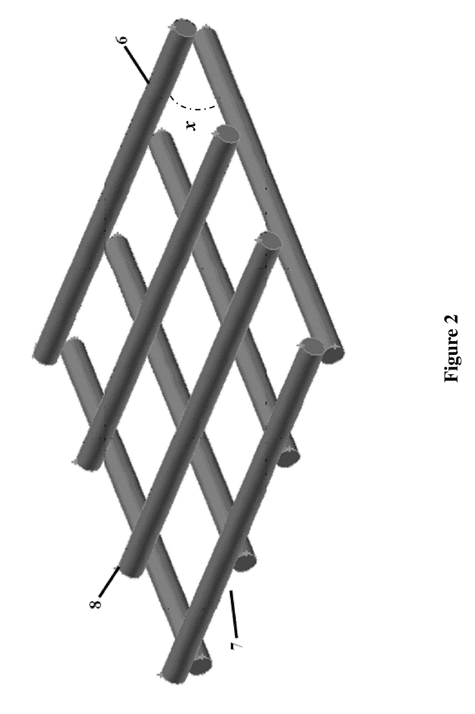 Membrane modules utilizing innovative geometries of net-type feed spacers for improved performance in separations and spacer-fabrication methods therein