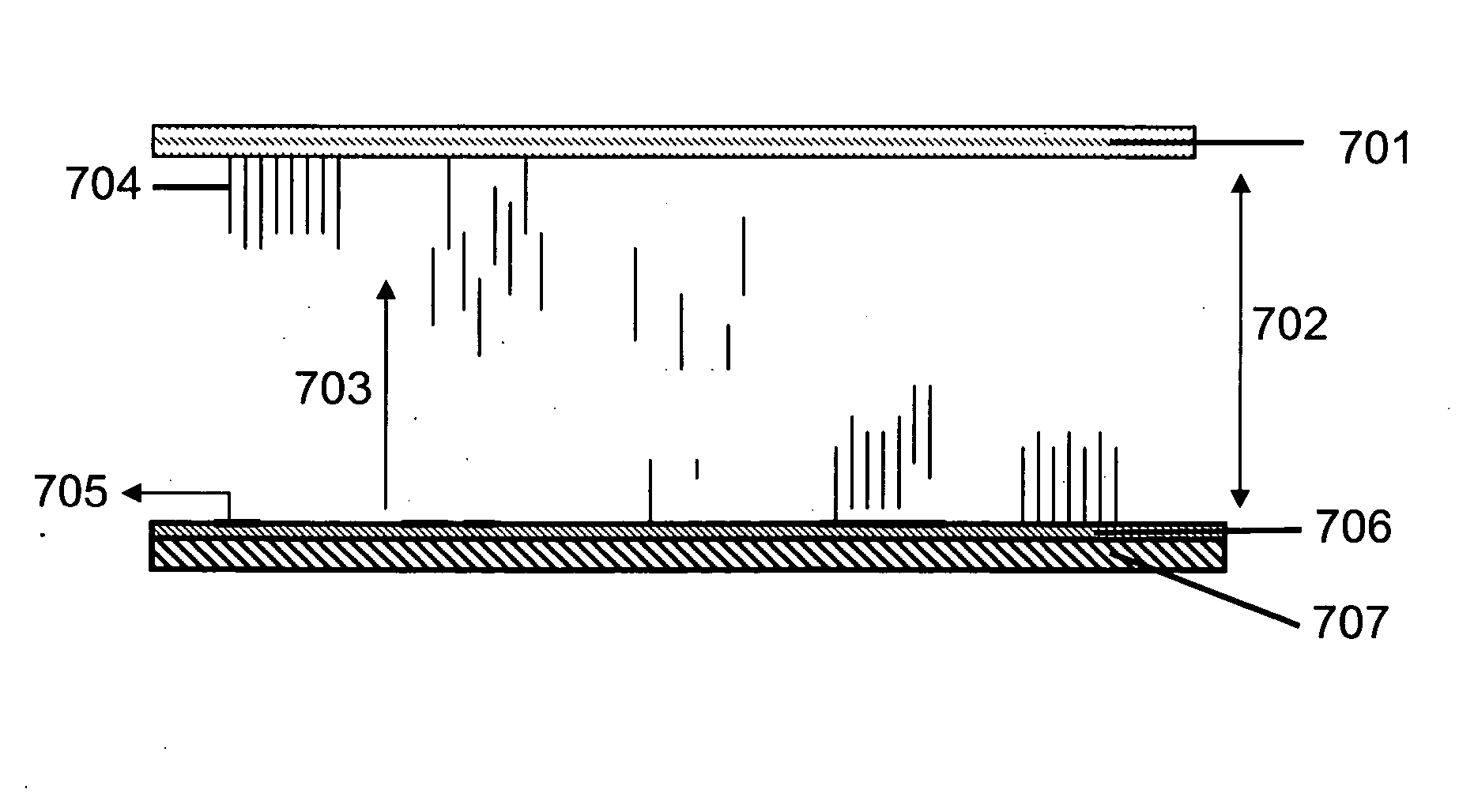 Method and apparatus for transferring an array of oriented carbon nanotubes