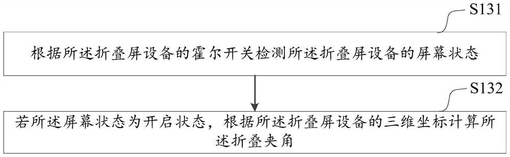 Audio zooming method and device, folding screen equipment and storage medium