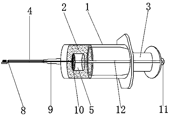 Intra-operative pathological tissue quick extracting device