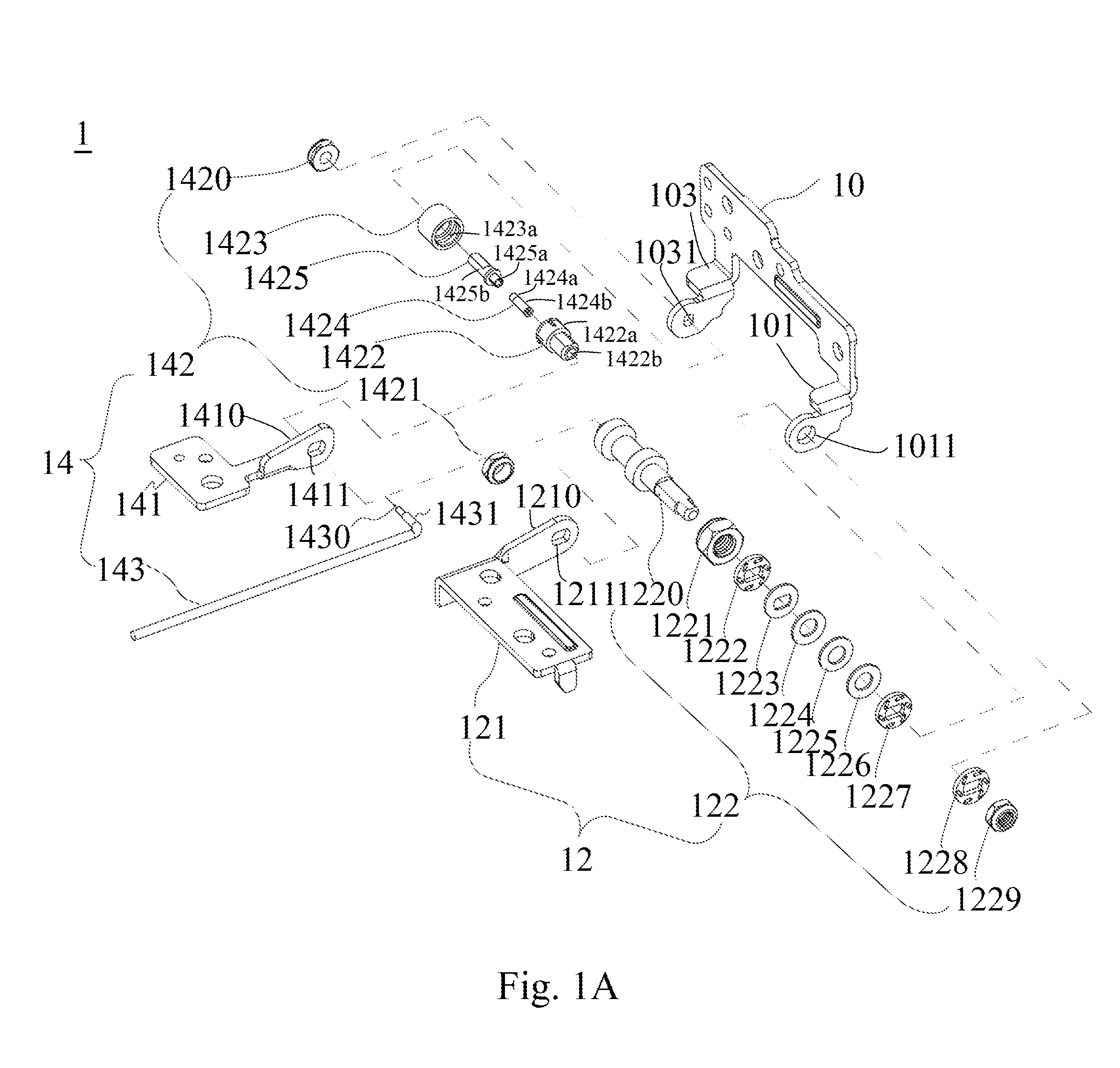 Two-shaft hinge antenna and foldable electronic device using the same