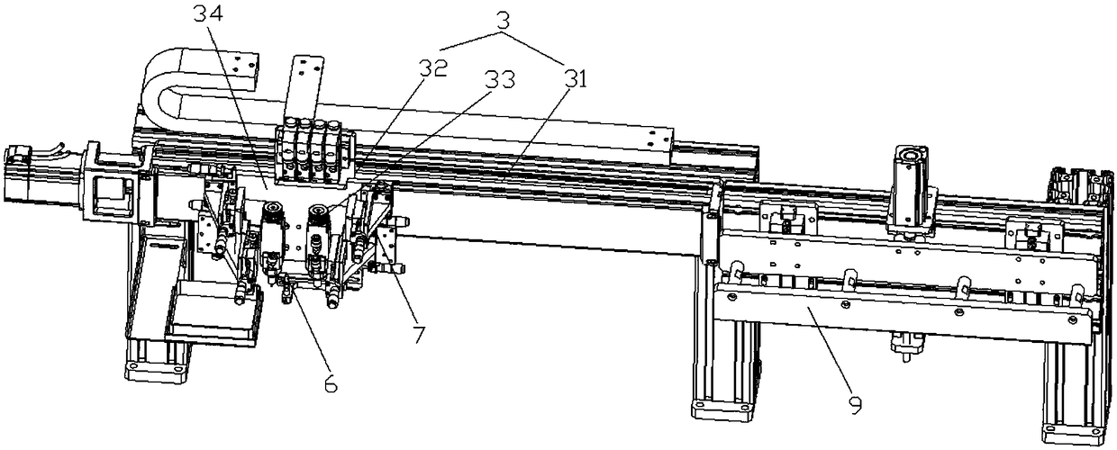 Cover cap gluing device of battery pack