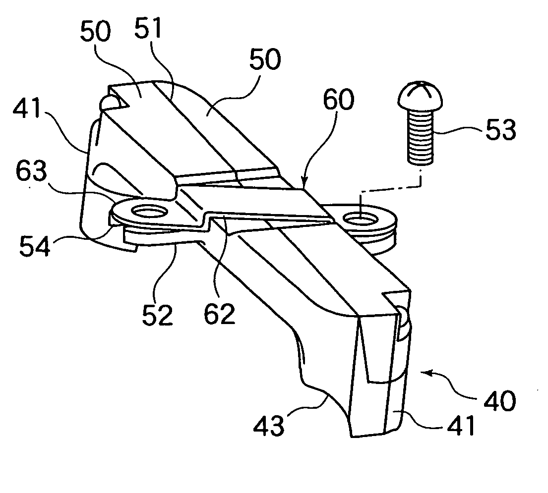 Rolling body screw device