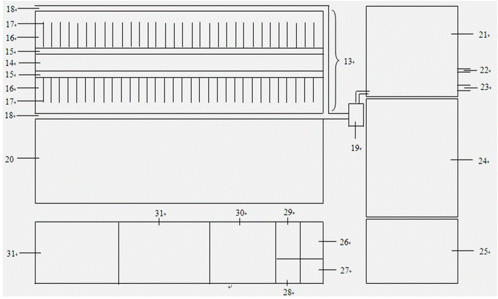 Method for constructing pasture, beef cattle and vegetable circular agriculture system in subtropical hilly area