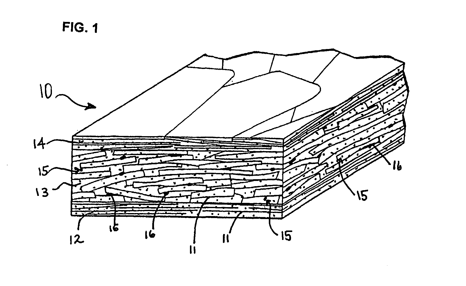 Strength-enhanced, lightweight lignocellulosic composite board materials and methods of their manufacture