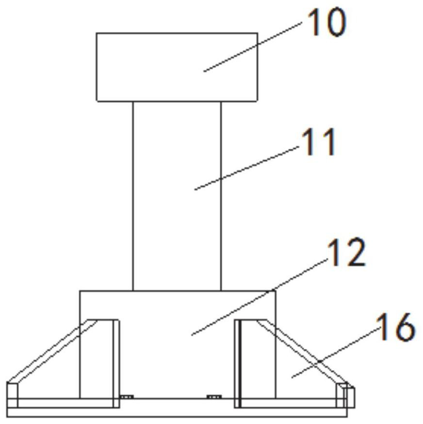 Gravity type anchor rod static pressing pile supporting rack and application method