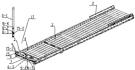 Automatic tray separation and manual release device for first-in first-out gravity slideway