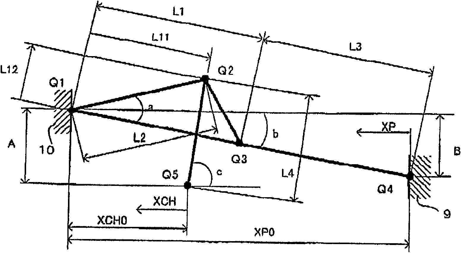 Control method for acceleration and deceleration of machinery movable part