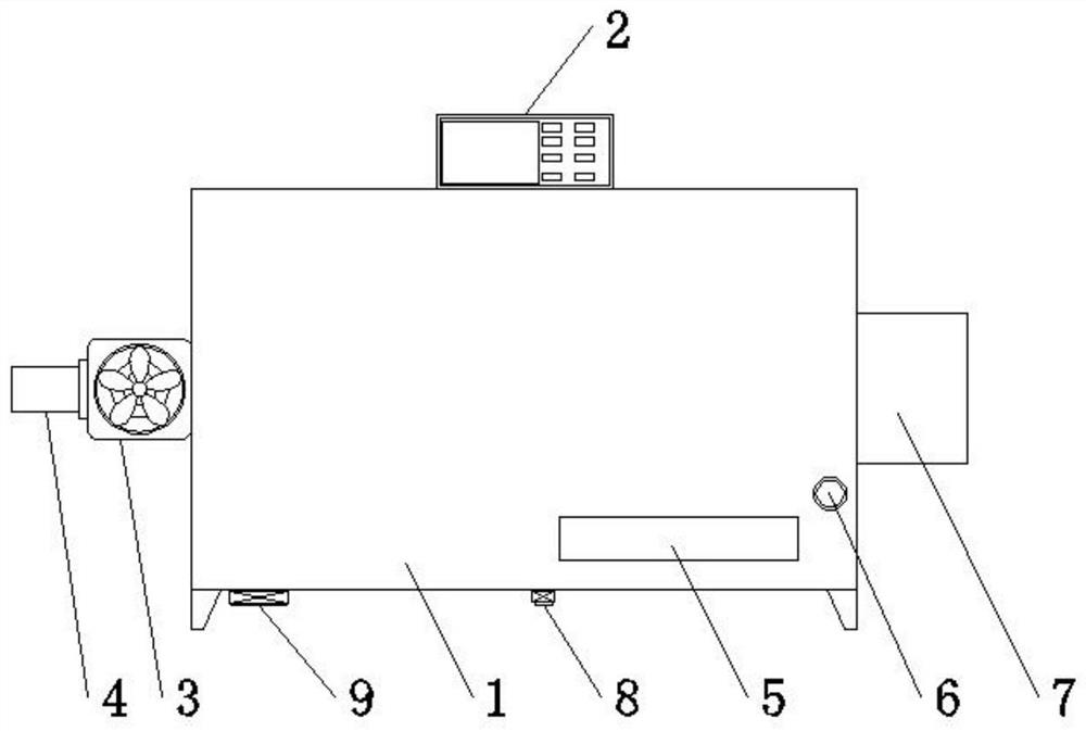 Dust removal device for dry-mixed mortar production