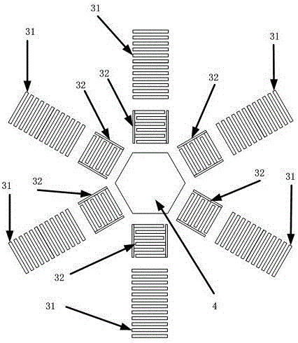 MEMS organic polymer surface acoustic wave hydrogen sensor