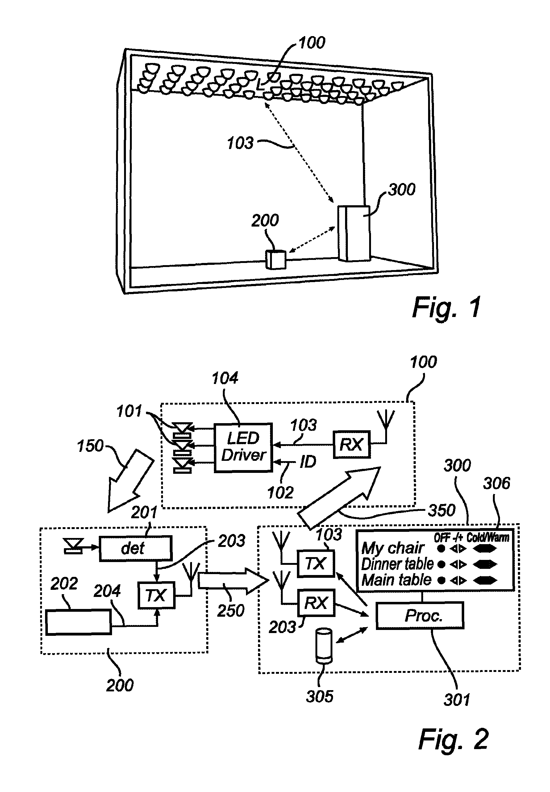 Method and a system for controlling a lighting system