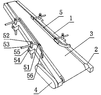 Feeding platform of inkjet coding machine