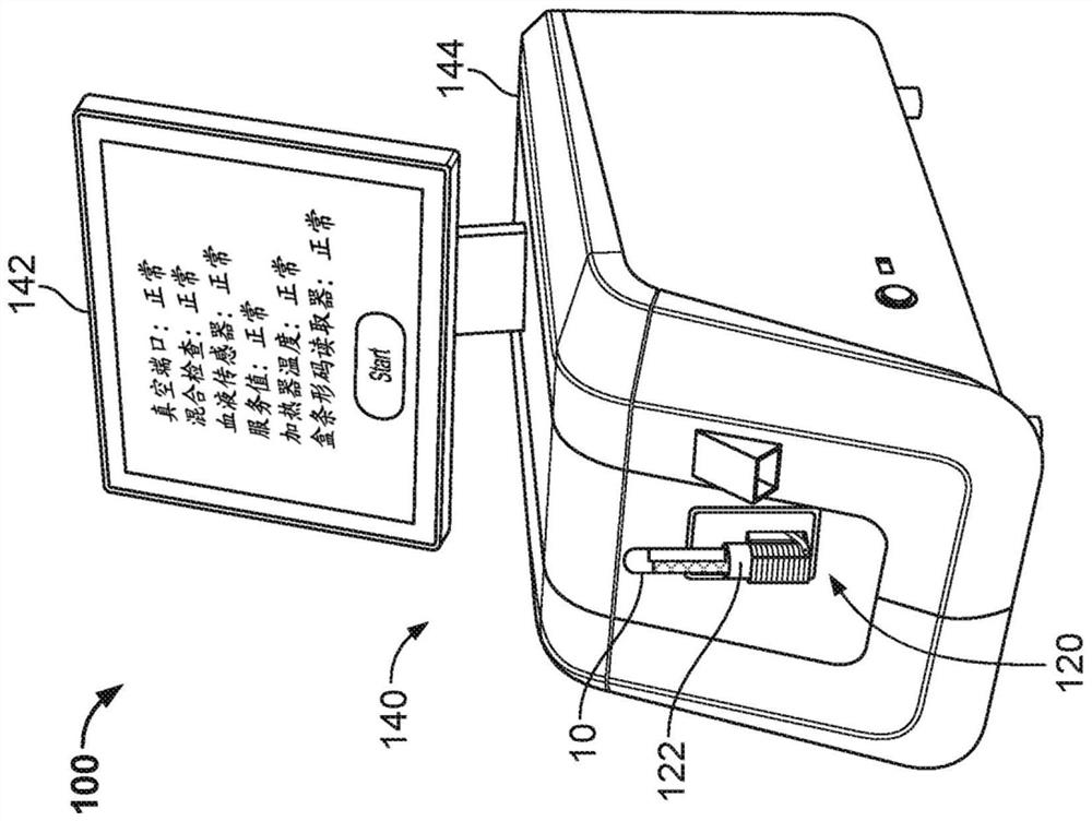 Blood testing system and method