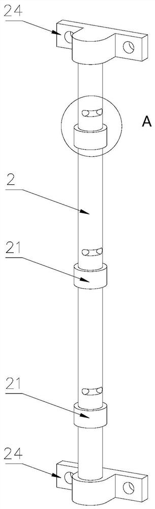 Cable fixing bracket for cable trench