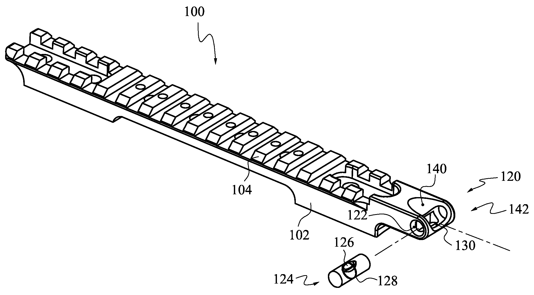 Level-indicating scope mount