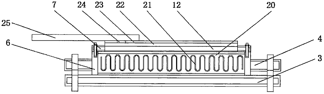 Multi-partition-layer type drying device for supercapacitor production