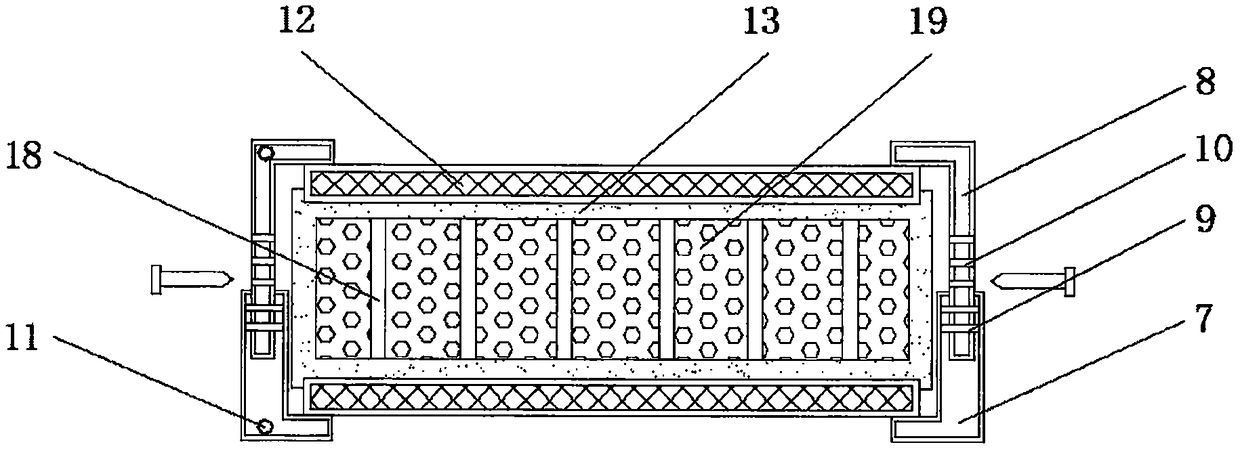 Multi-partition-layer type drying device for supercapacitor production