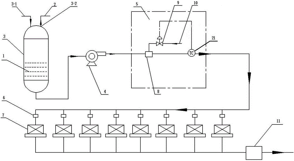 Air preheating device and method of large negative-pressure heating furnace