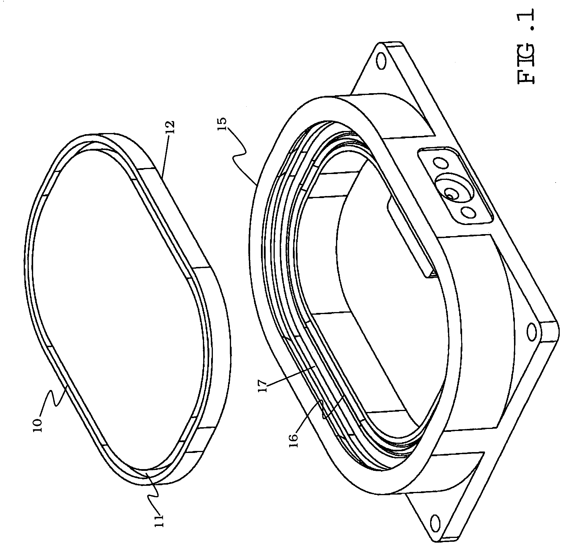 Hermetic lid seal by metal pressing for fiber optic module