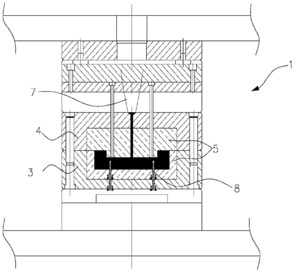 Mold pin for separable molding