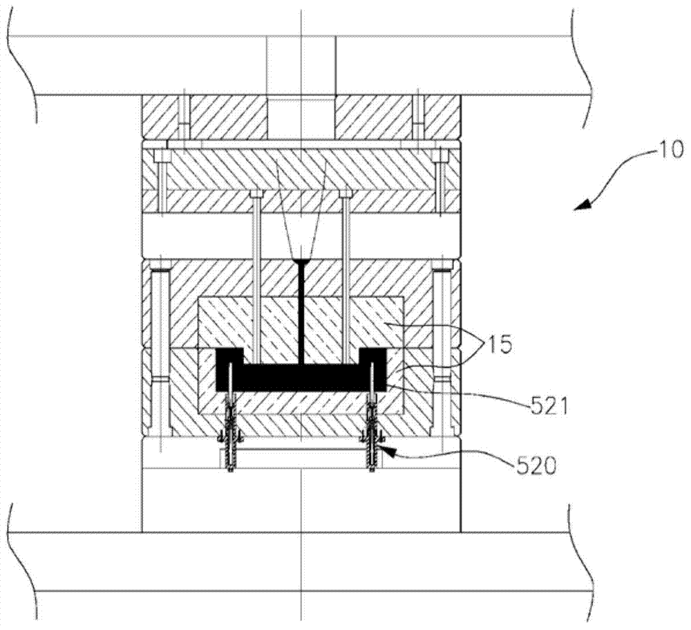 Mold pin for separable molding