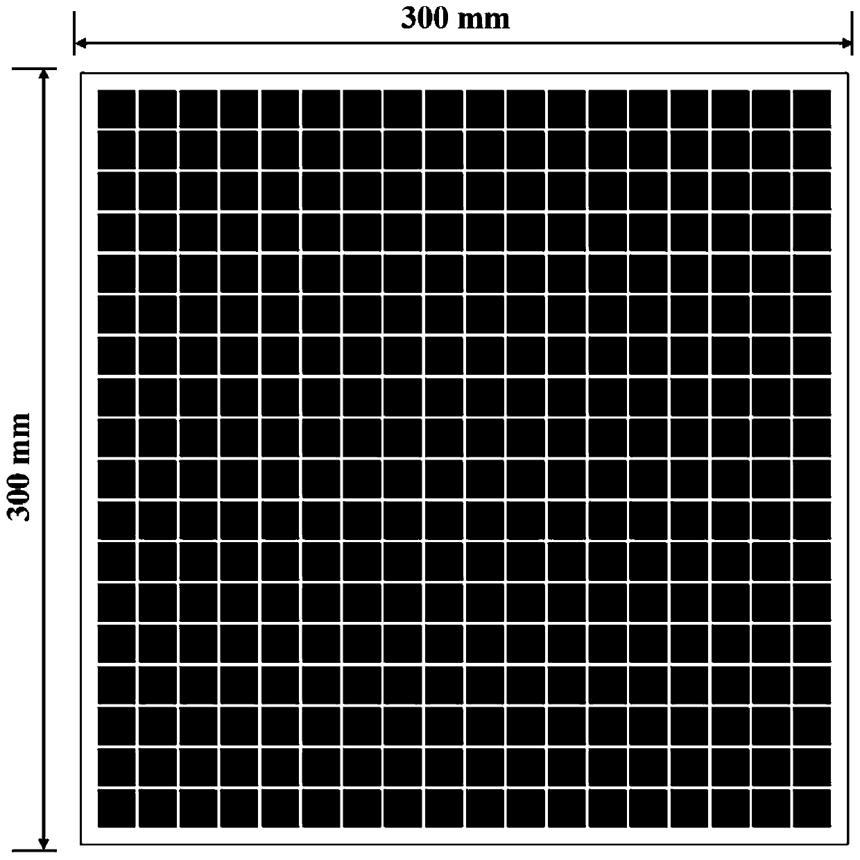 Flexible resistive film frequency selective surface, preparation method and application thereof