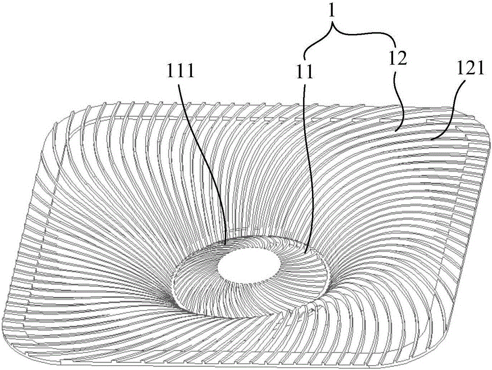 Air outlet grid used for air purifier and air purifier