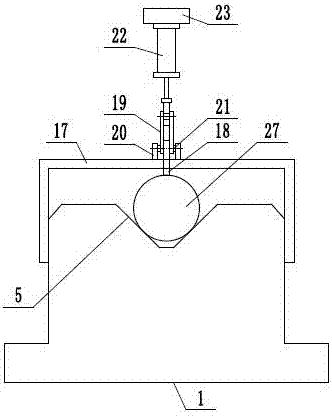 Shaft body drilling device