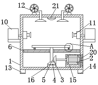 Uniform paint spraying device used for machining