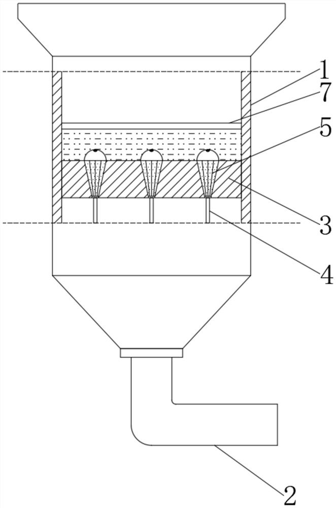 Excrement dehydration pretreatment device for animal husbandry