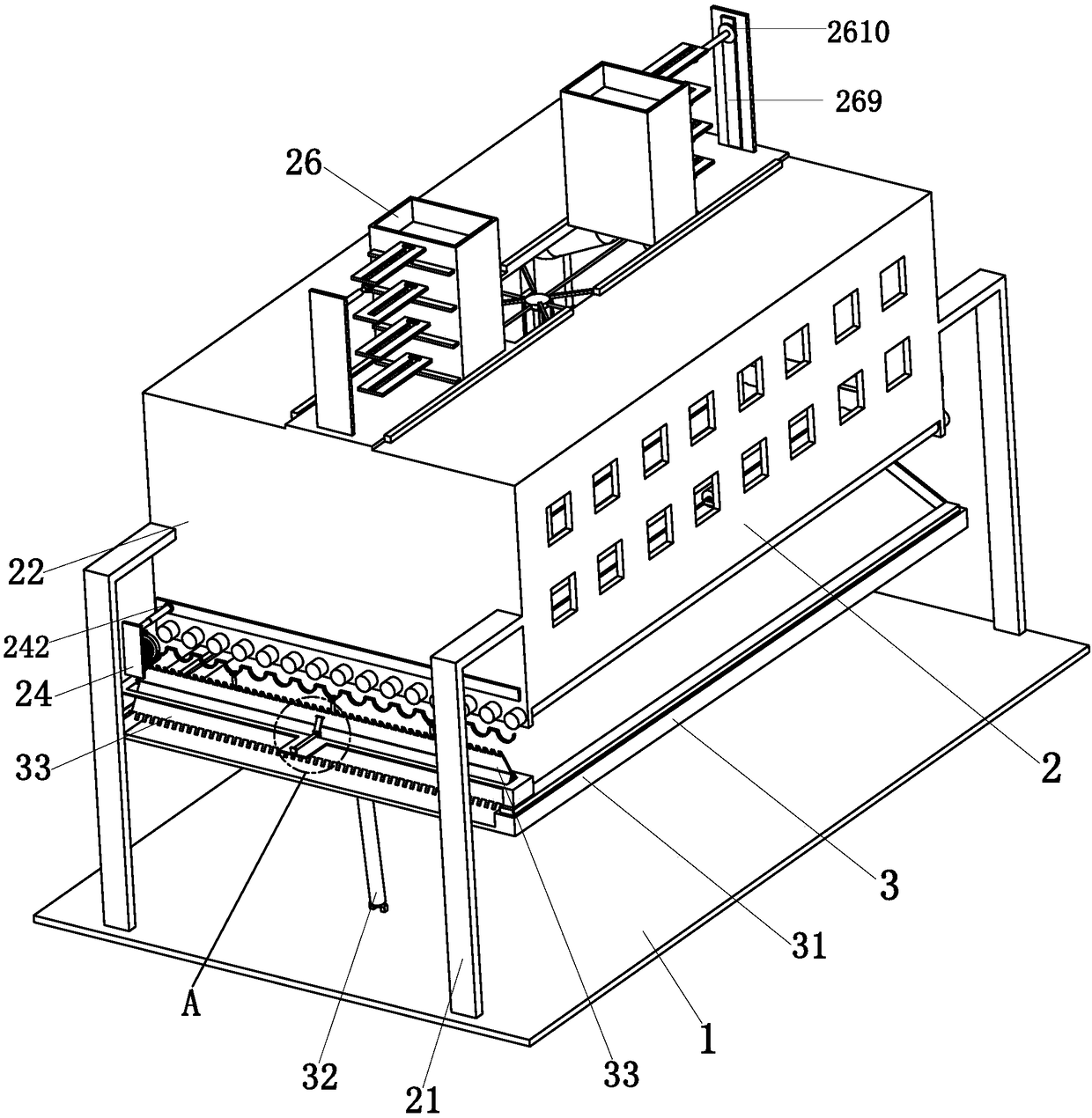 Chicken, duck and goose poultry rearing cage