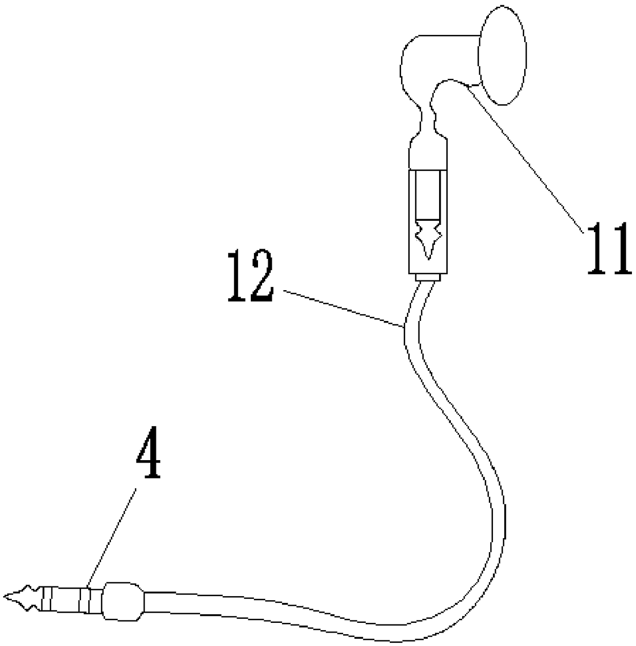 Assembled type earphone