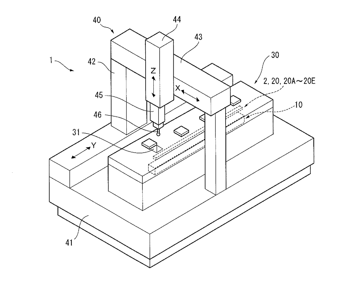 Coefficient-Of-Thermal-Expansion Measurement Method Of Dimension Reference Gauge, Measuring Device For Coefficient Of Thermal Expansion And Reference Gauge