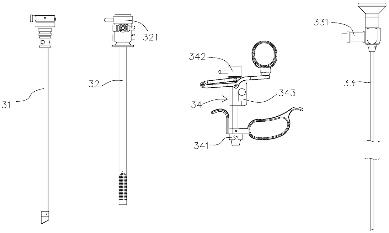 A resectoscope with a new type of sealing structure