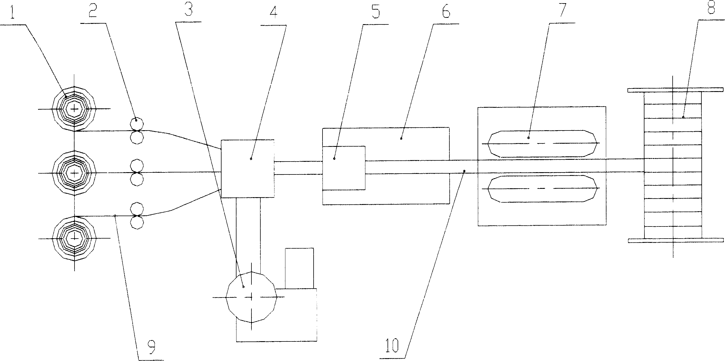 Steel band reinforced plastic drainpipe and method and apparatus for manufacturing the same