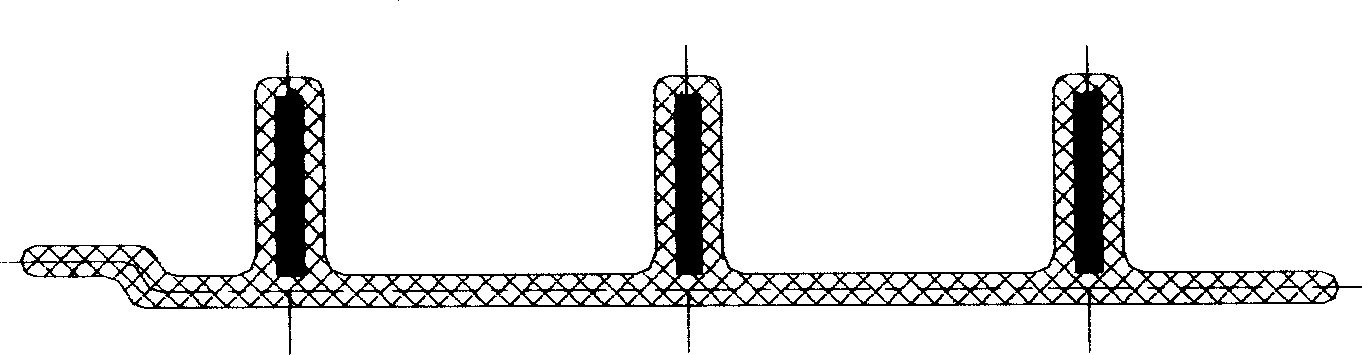 Steel band reinforced plastic drainpipe and method and apparatus for manufacturing the same