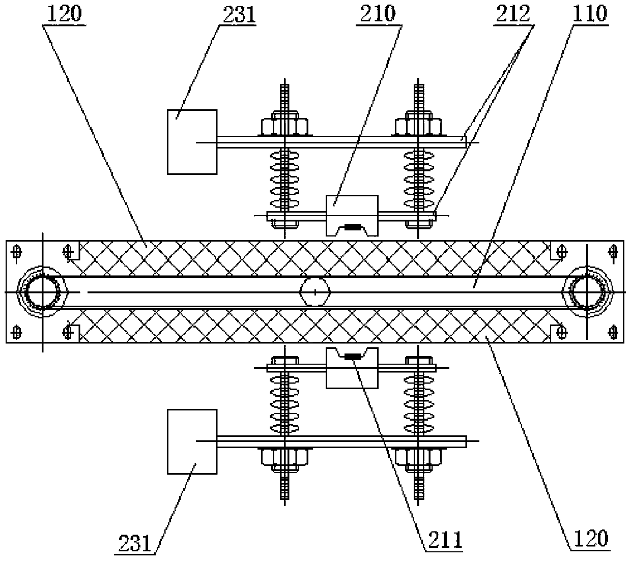 Filter cloth-filter chamber filtering device and method for disposing sewage