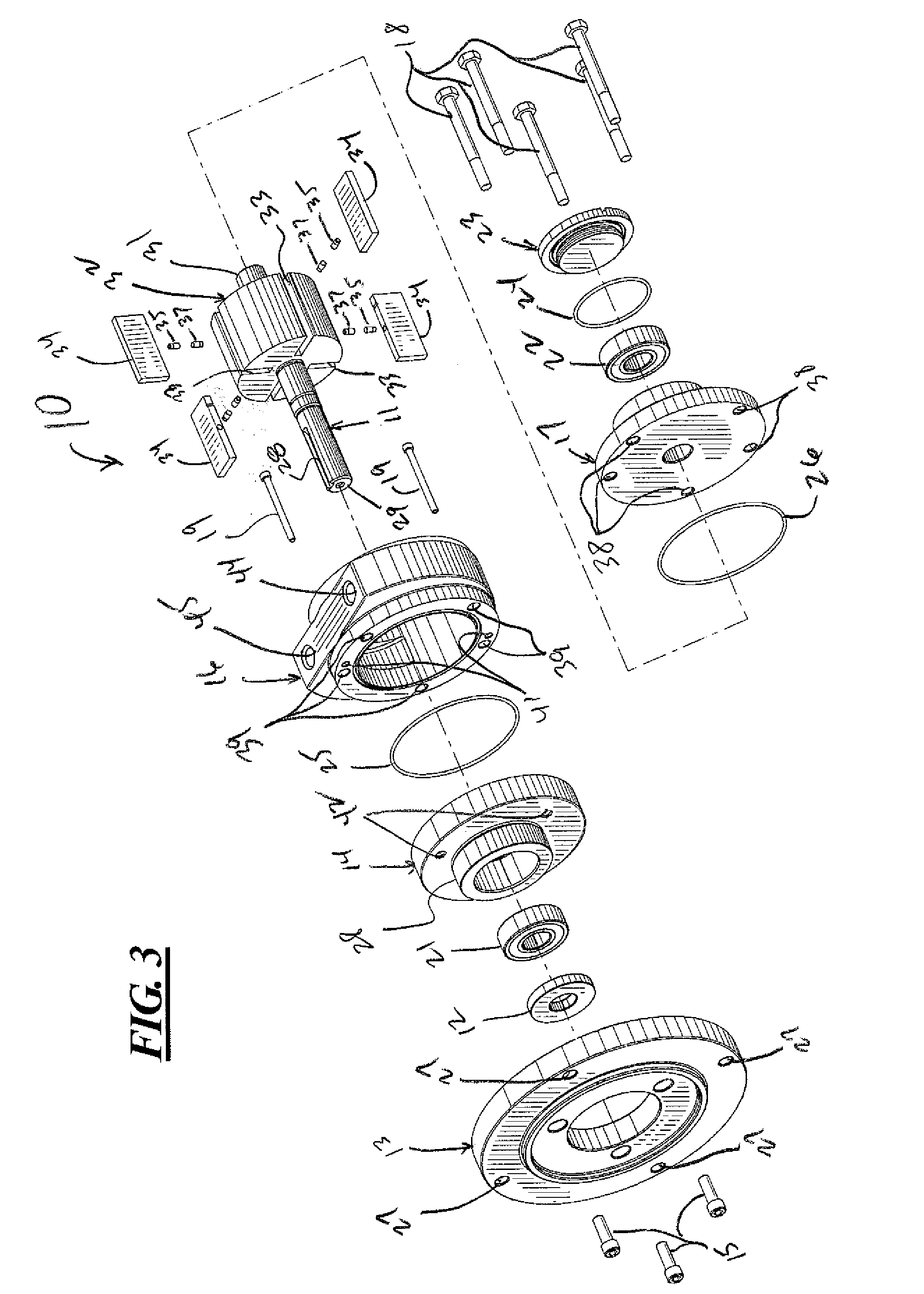 Magnetic vane ejection for a rotary vane air motor