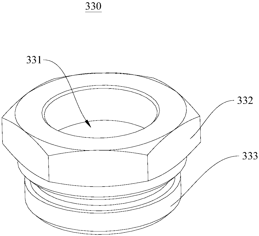 Three-way valve and engine