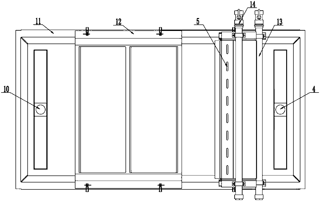 Water standing wave shaking table and beneficiation method