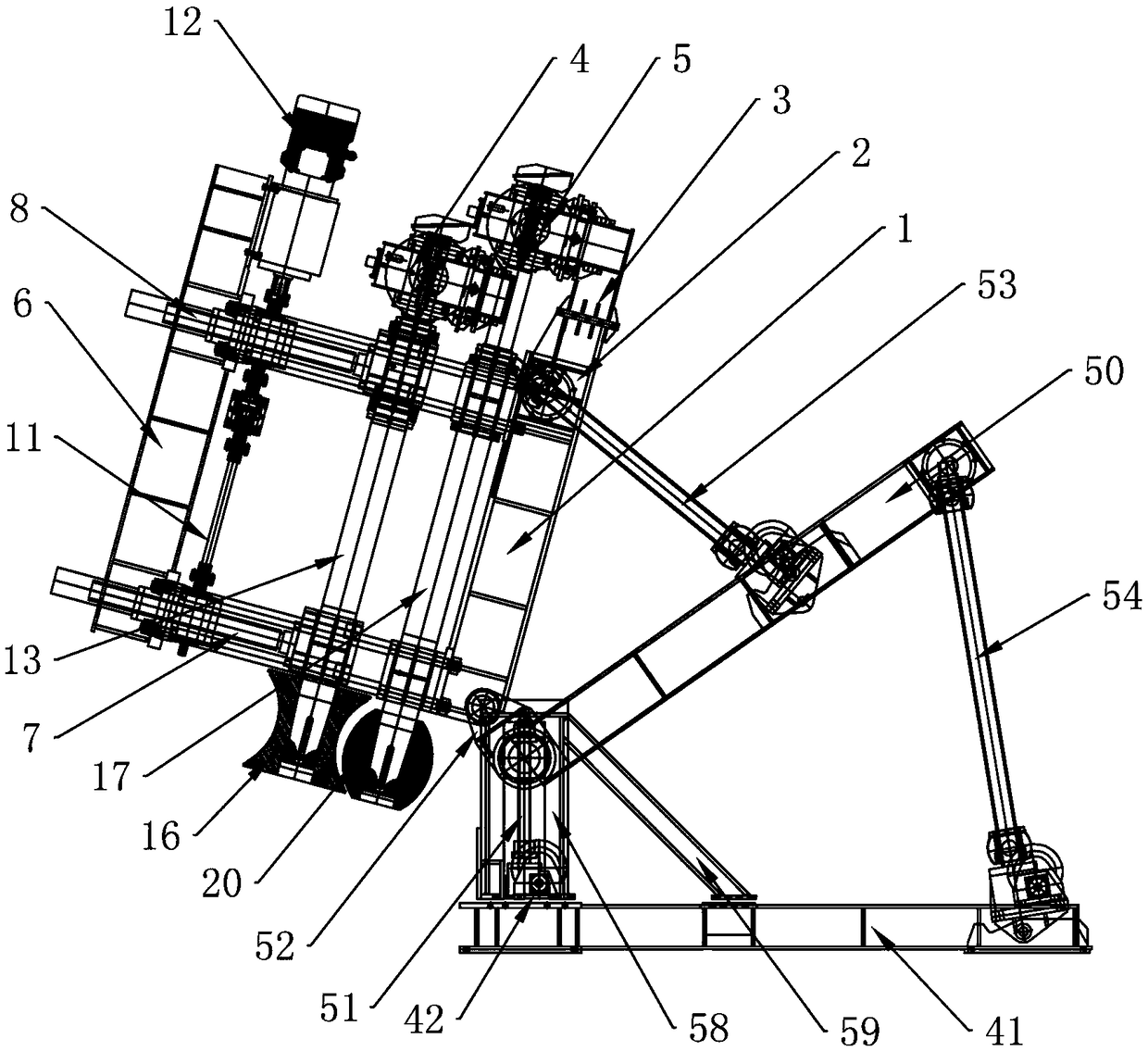 Irregular curved plate molding hydraulic machine equipment