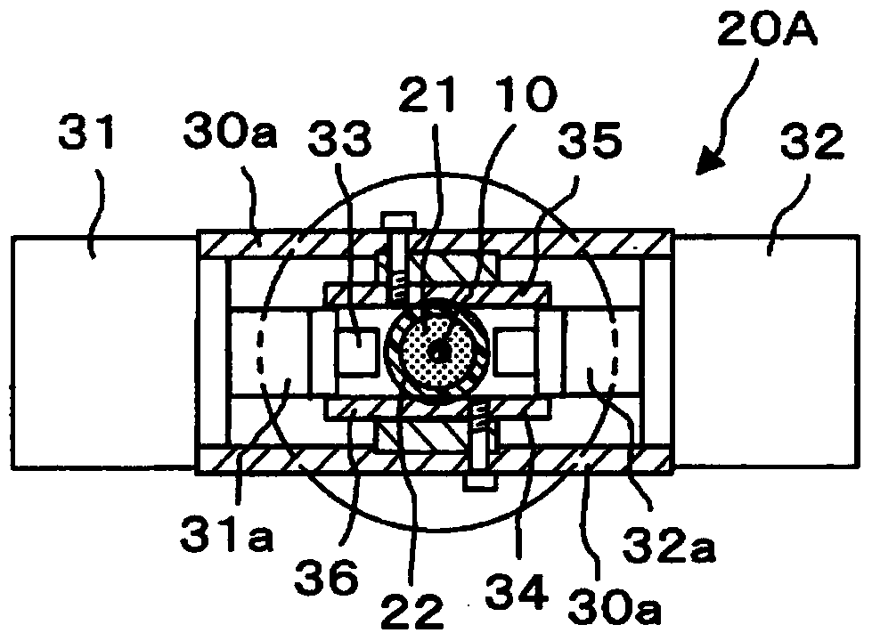 Surface treatment device and surface treatment method for long linear articles