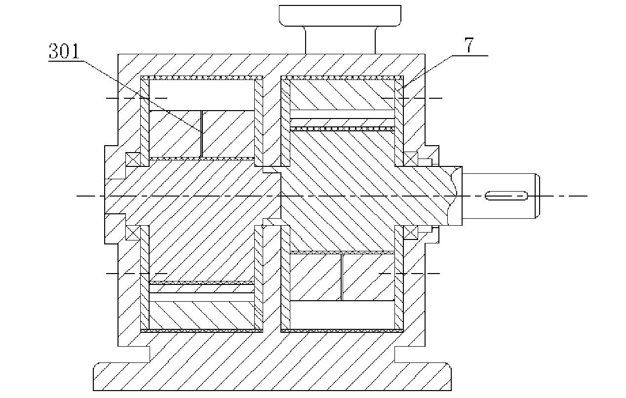 Variable-volume type multi-chamber hydraulic water pump